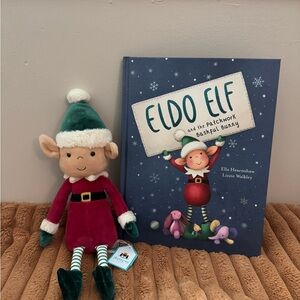 Jellycat Eldo Elf and Book